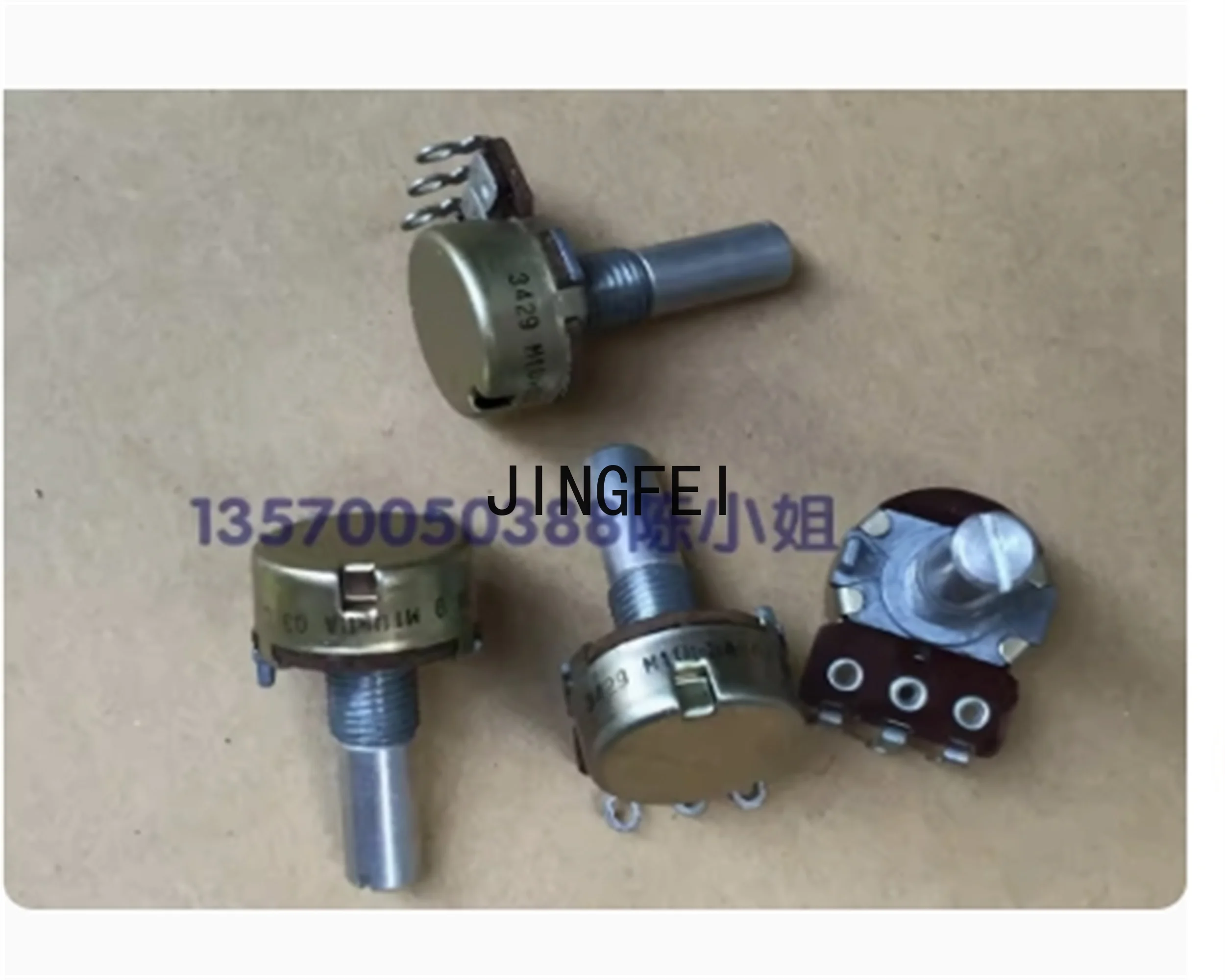 4 PCS Authentic brand RK16 potentiometer single link A10K threading pin shaft long wrapped thread 20 round
4 PCS Authentic brand RK16 potentiometer single link A10K threading pin shaft long wrapped thread 20 round