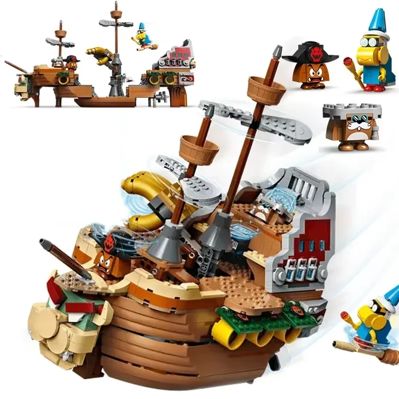 Compatible Brands Brick Sets Super Bros. Game Series Building Blocks 71391 Bowser’s Airship Expansion Set Marioed Toys Kids Gift
Compatible Brands Brick Sets Super Bros. Game Series Building Blocks 71391 Bowser’s Airship Expansion Set Marioed Toys Kids Gift