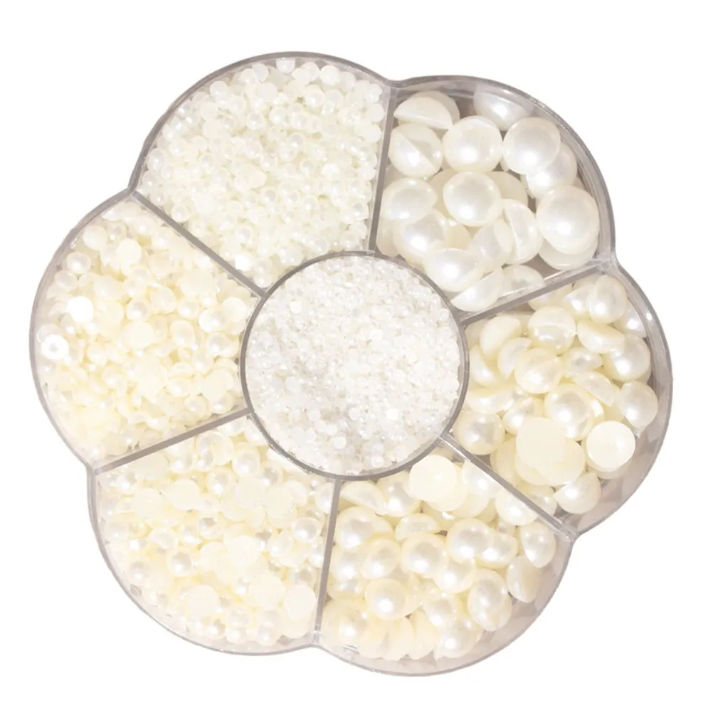 5600Pcs Half Pearl Flatback Beads Kit Plastic DIY Scattered Beads for Nail Art Scrapbook Phone Case Craft Supplies
5600Pcs Half Pearl Flatback Beads Kit Plastic DIY Scattered Beads for Nail Art Scrapbook Phone Case Craft Supplies