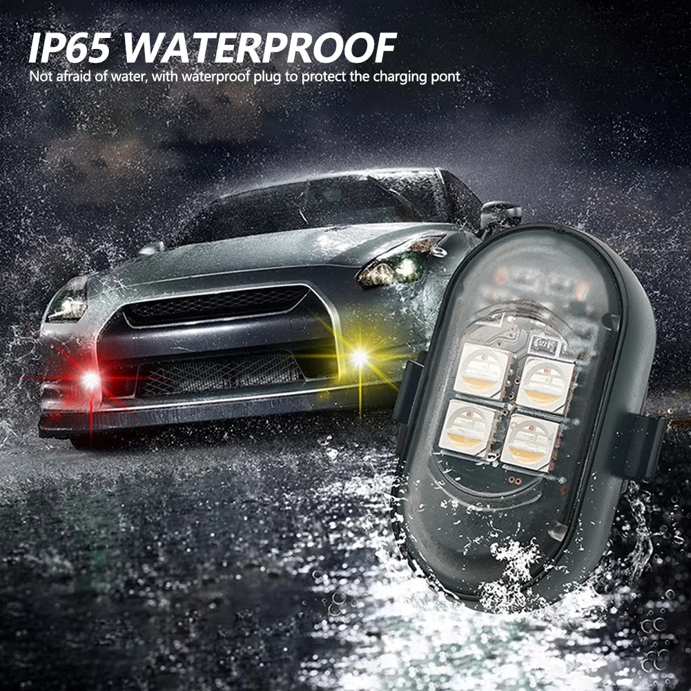1-8PCS Car Motorcycle Drone Warning Lights Wireless Remote Control 4LED Strobe Lights 8 Colors USB Rechargeable Waterproof
1-8PCS Car Motorcycle Drone Warning Lights Wireless Remote Control 4LED Strobe Lights 8 Colors USB Rechargeable Waterproof