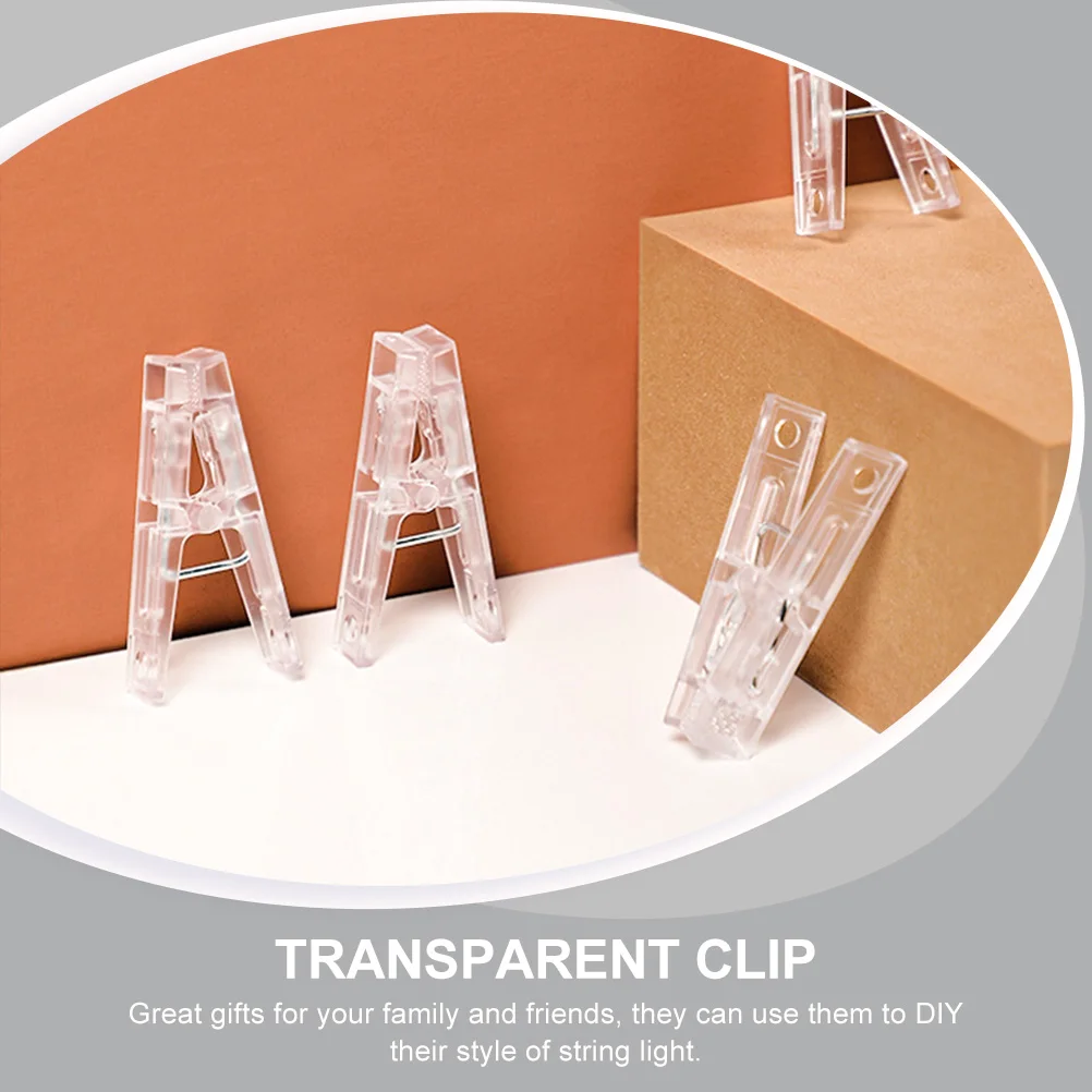 20 Pcs Plastic Clip Lamp String Clamp Transparent Photo Decorative Mini Clear Hanging Travel DIY Home Office Gifts
20 Pcs Plastic Clip Lamp String Clamp Transparent Photo Decorative Mini Clear Hanging Travel DIY Home Office Gifts
