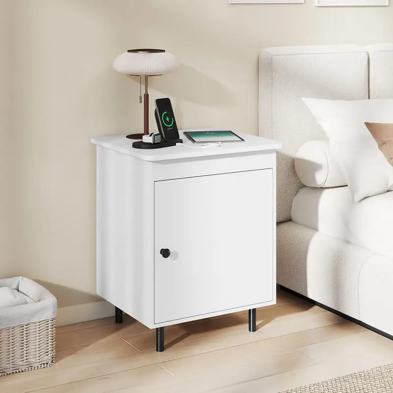 Nightstand Mid Century End Tables with Door-1 Pieces
Nightstand Mid Century End Tables with Door-1 Pieces