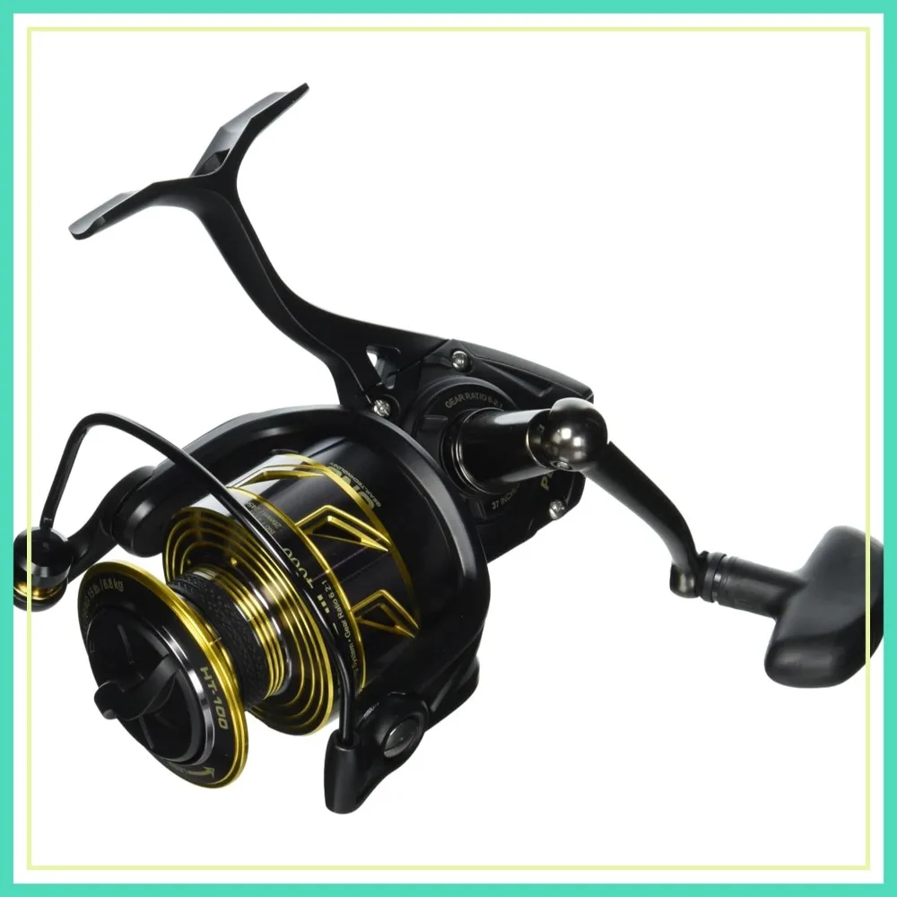 Saltwater Spinning Fishing Reel, 4+1 BB, 13.2oz, 24IPR, Smooth Drag System
Saltwater Spinning Fishing Reel, 4+1 BB, 13.2oz, 24IPR, Smooth Drag System
