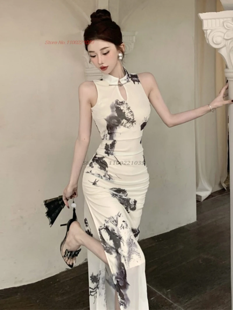 2026 chinese sexy qipao evening dress retro flower print sleeveless mesh qipao traditional banquet party dress vintage cheongsam
2026 chinese sexy qipao evening dress retro flower print sleeveless mesh qipao traditional banquet party dress vintage cheongsam