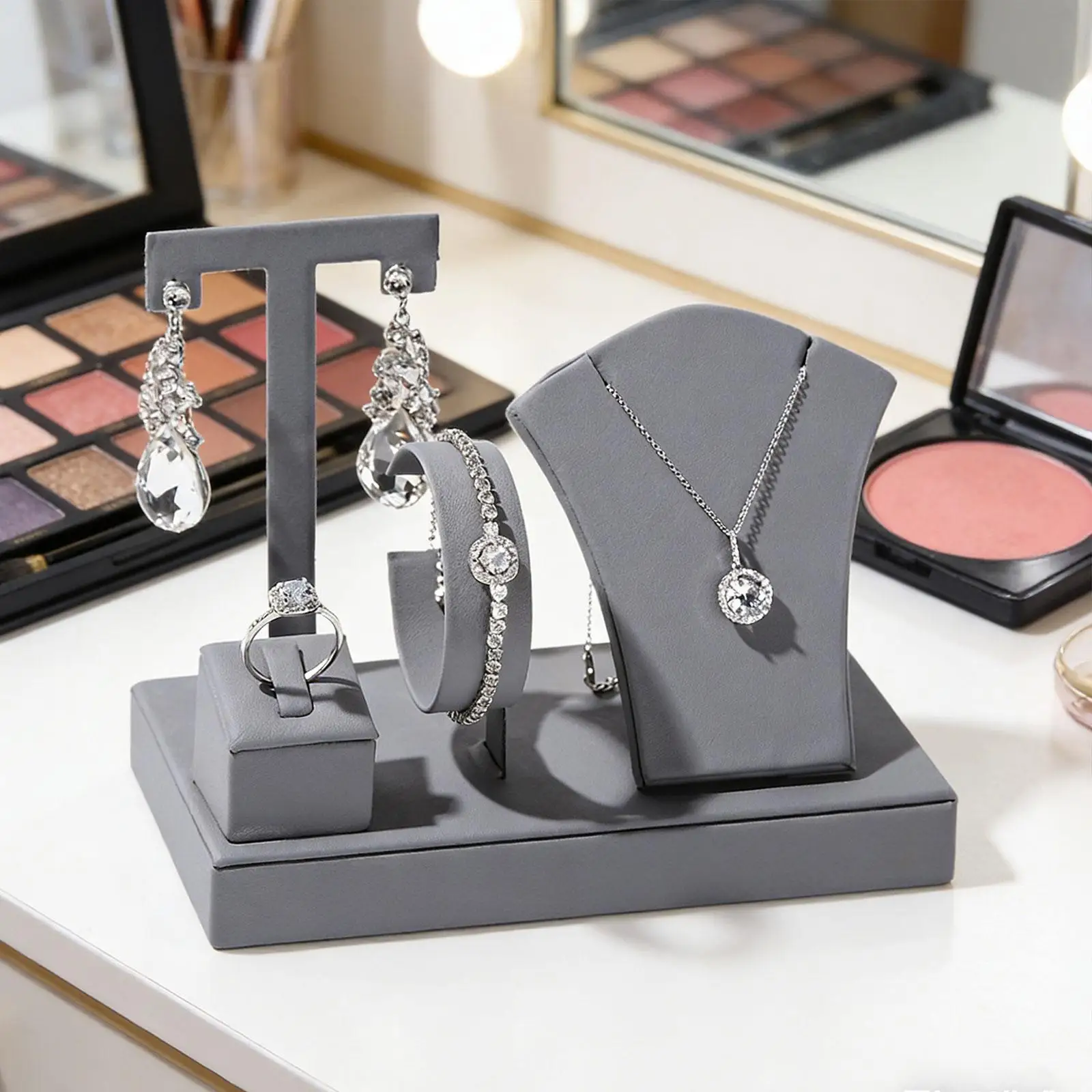 Jewelry Display Set Necklace Bust Tray Organizer for Jewelry Shop Exhibition Showcase Vendor Event Home Decor
Jewelry Display Set Necklace Bust Tray Organizer for Jewelry Shop Exhibition Showcase Vendor Event Home Decor