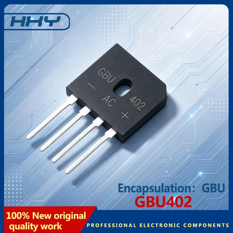10PCS GBU402 GBU package straight plug rectifier bridge stack
10PCS GBU402 GBU package straight plug rectifier bridge stack