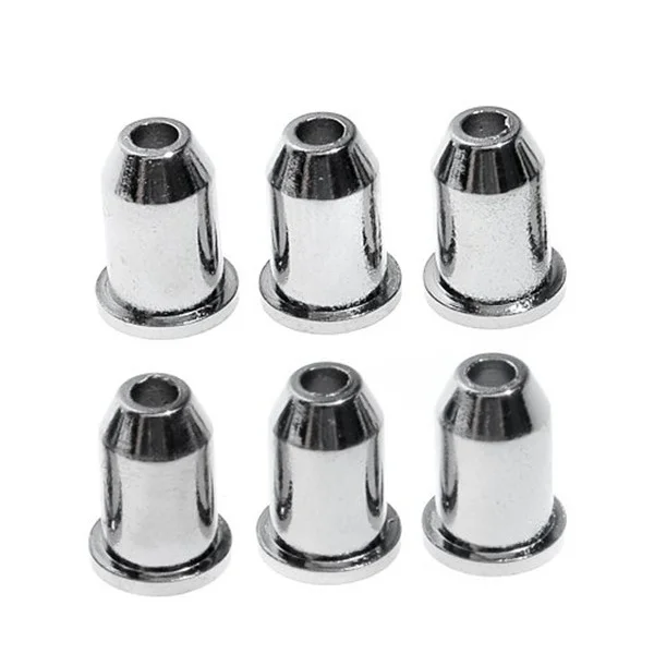 6Pcs Electric Guitar Body String Buckles Durable Iron Alloy Plated Silver Gloss Surface Mounting Buckle Ferrule Bushing 
6Pcs Electric Guitar Body String Buckles Durable Iron Alloy Plated Silver Gloss Surface Mounting Buckle Ferrule Bushing