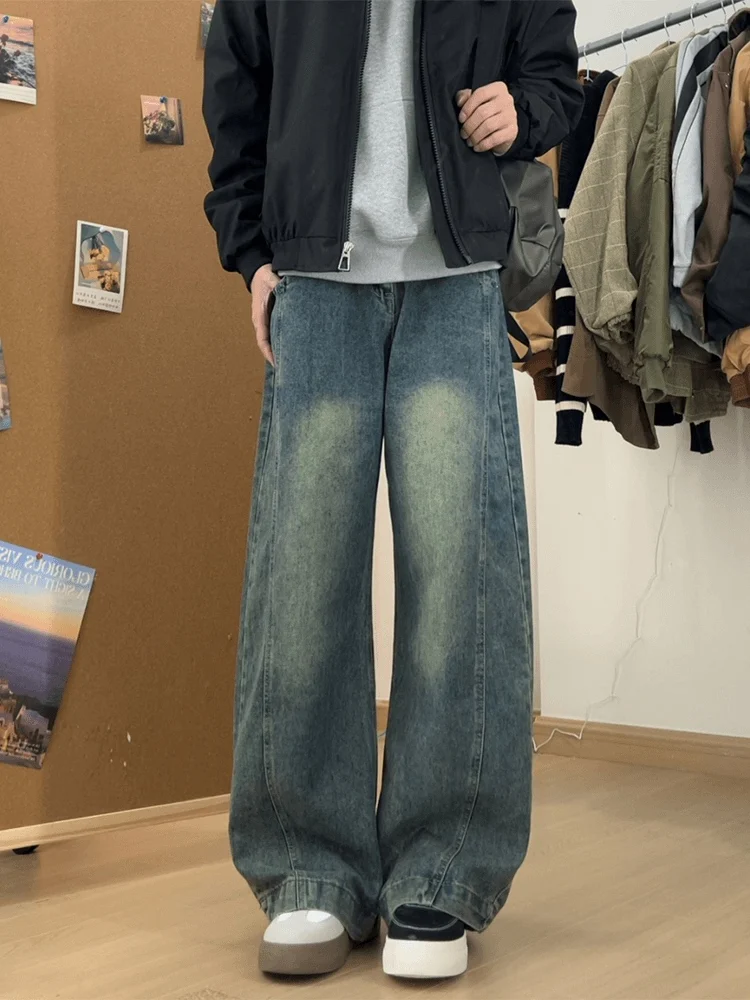American Retro Blue Knife Jeans Men's Spring Heavy Casual Straight Leg Trendy Patchwork Loose Wide Leg Pants
American Retro Blue Knife Jeans Men's Spring Heavy Casual Straight Leg Trendy Patchwork Loose Wide Leg Pants