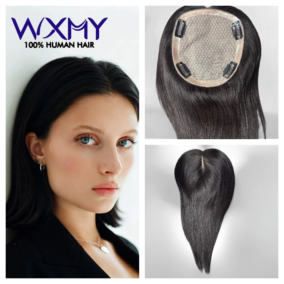 Clearance Wigs Straight Hair Toppers For Women Silk Base Human Hair Topper With 3 Clips Hairpins Remy Human Hair Pieces
Clearance Wigs Straight Hair Toppers For Women Silk Base Human Hair Topper With 3 Clips Hairpins Remy Human Hair Pieces