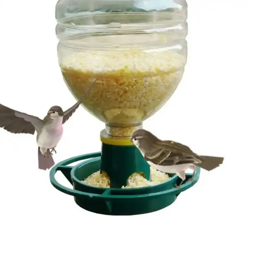 Practical Plastic Bottle Mouth Docking Automatic Hanging Feed Bowl Hanging Bird Feeder Green Hanging Feeding Tray Balcony
Practical Plastic Bottle Mouth Docking Automatic Hanging Feed Bowl Hanging Bird Feeder Green Hanging Feeding Tray Balcony