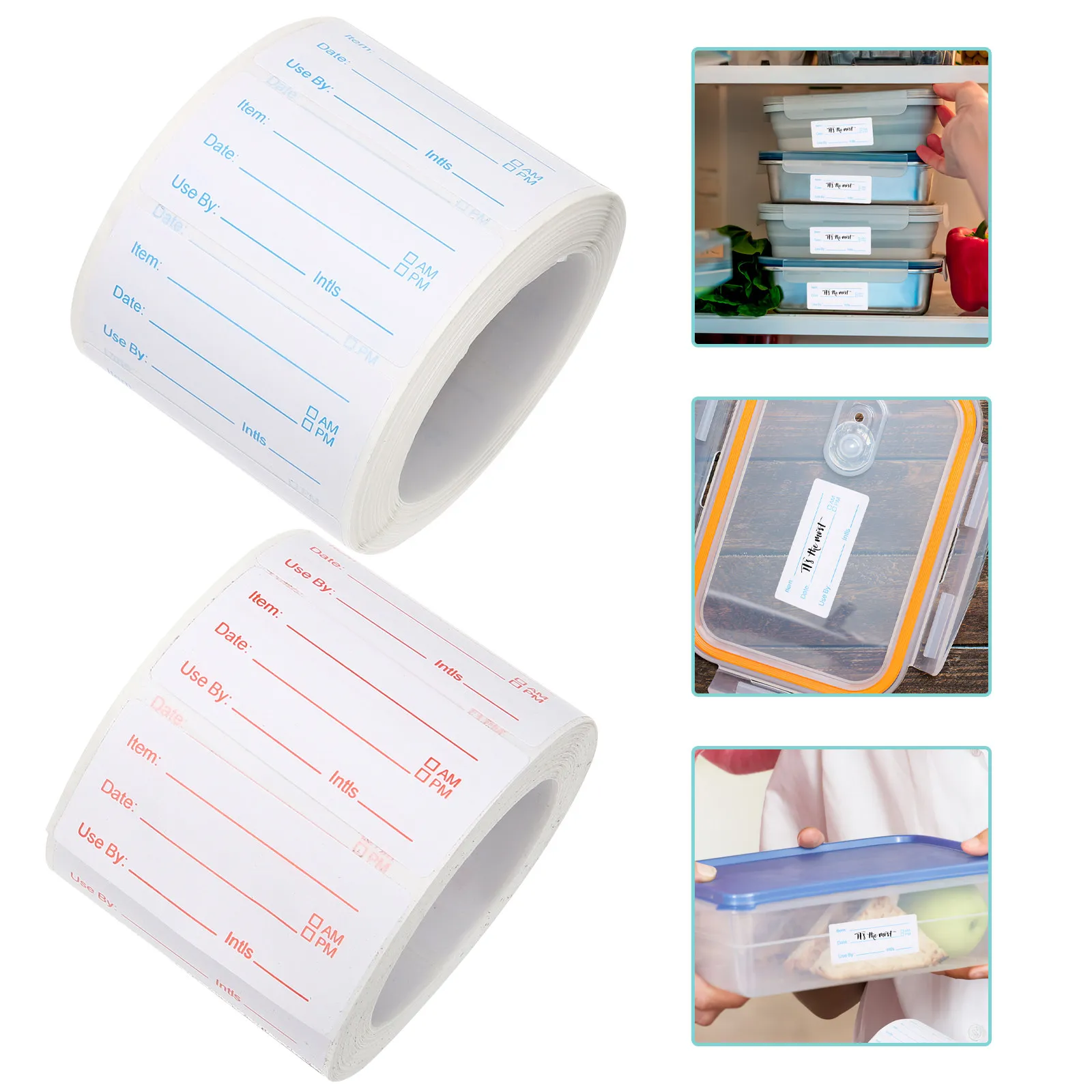 2 Rolls Food Storage Labels Removable Food Date Stickers Kitchen Containers Label Stickers for Refrigerator Freezer Organization
2 Rolls Food Storage Labels Removable Food Date Stickers Kitchen Containers Label Stickers for Refrigerator Freezer Organization