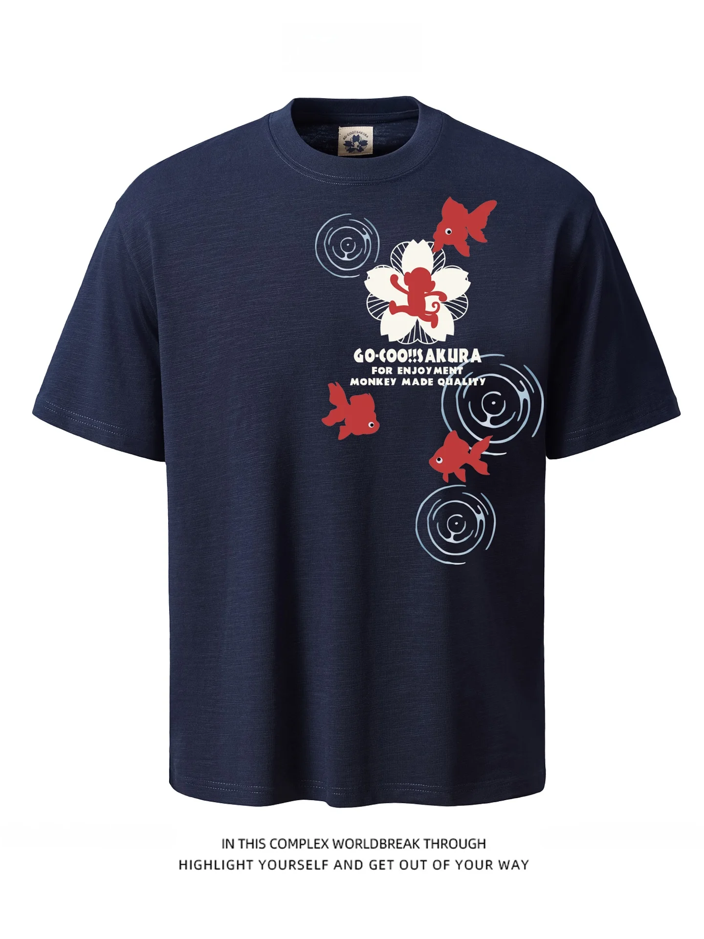 MonkeyStore Bamboo Cotton Short Sleeve T-Shirt Unisex Cartoon Goldfish Print Breathable Comfortable Youth Fashion Summer Top
MonkeyStore Bamboo Cotton Short Sleeve T-Shirt Unisex Cartoon Goldfish Print Breathable Comfortable Youth Fashion Summer Top