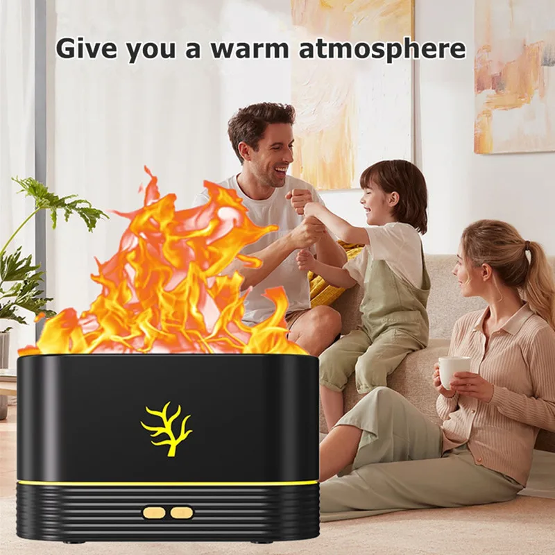 Simulated Fire Flame Night Light 200ml Aroma Diffusers Auto Shut Off 2 Mist Spray Mode Desktop Air Humidifiers for Home Bedroom
Simulated Fire Flame Night Light 200ml Aroma Diffusers Auto Shut Off 2 Mist Spray Mode Desktop Air Humidifiers for Home Bedroom