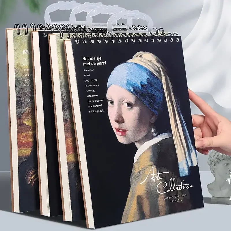 A4 Thickened world famous painting sketchbook, art student sketchbook, blank graffiti drawing book for students, watercolor book
A4 Thickened world famous painting sketchbook, art student sketchbook, blank graffiti drawing book for students, watercolor book