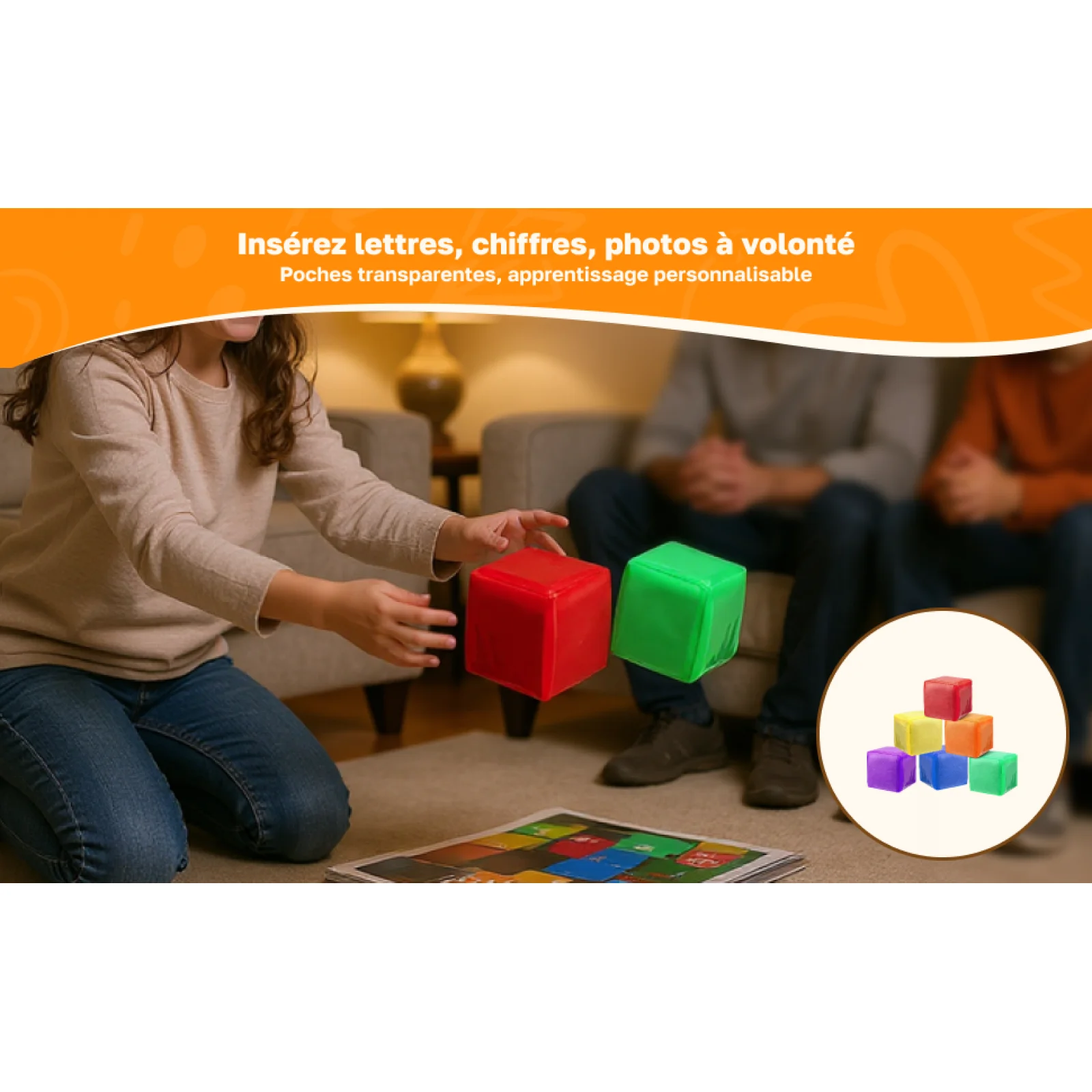 6 Pieces Soft Foam Dice with Photo Activities DIY Education Playing Game Dices for Teaching Aid Kids Children
6 Pieces Soft Foam Dice with Photo Activities DIY Education Playing Game Dices for Teaching Aid Kids Children