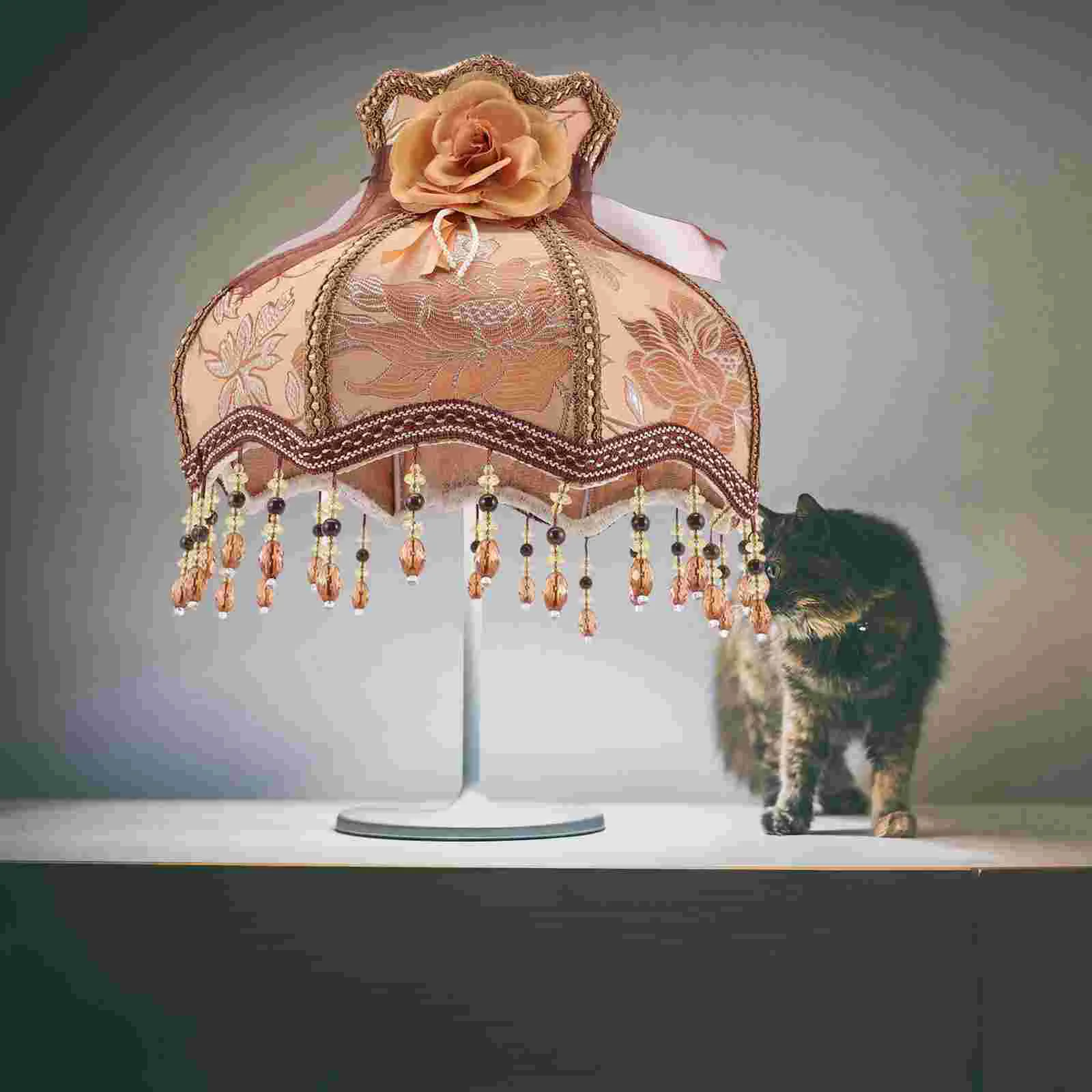 Lampshade European Retro Fringe Desk Insect-proof Cloth Fabric Style Exquisite Workmanship
Lampshade European Retro Fringe Desk Insect-proof Cloth Fabric Style Exquisite Workmanship