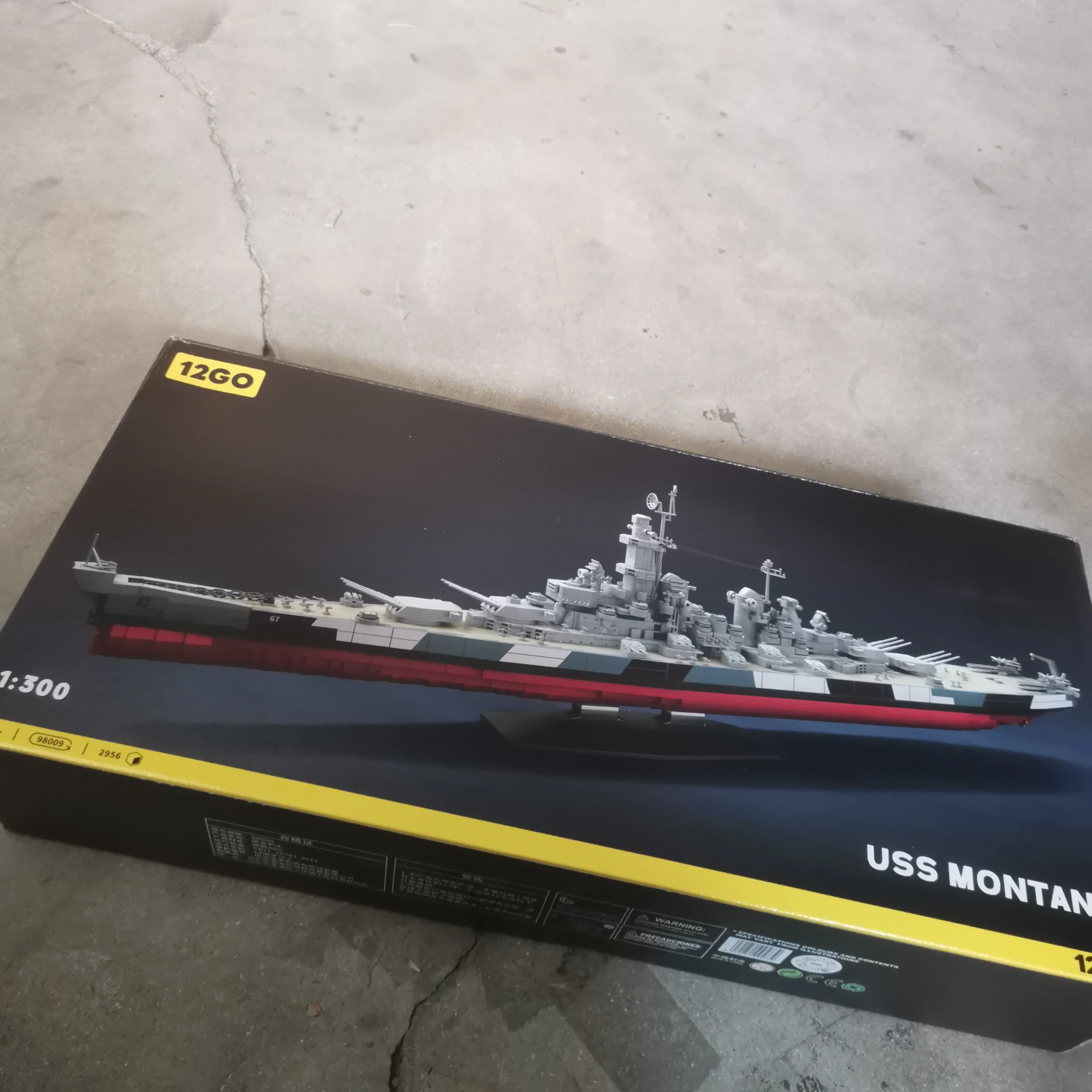 With Original Box 2956PCS Military WW2 USS Montana Battle Ship Building Blocks Model Desktop Ornaments Assembly Ship Bricks Toy
With Original Box 2956PCS Military WW2 USS Montana Battle Ship Building Blocks Model Desktop Ornaments Assembly Ship Bricks Toy