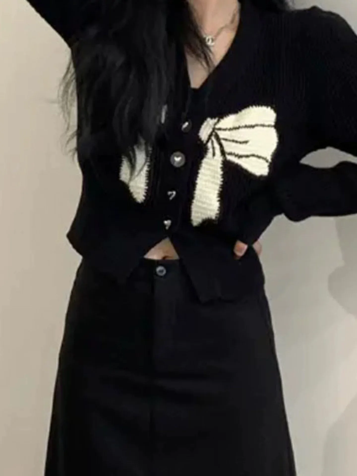 Large Size Bla Knitted Open Cardigan Women's Loose Lazy Sle Sweater Jaet Trendy V-Ne Long Sve Commute Wind
Large Size Bla Knitted Open Cardigan Women's Loose Lazy Sle Sweater Jaet Trendy V-Ne Long Sve Commute Wind