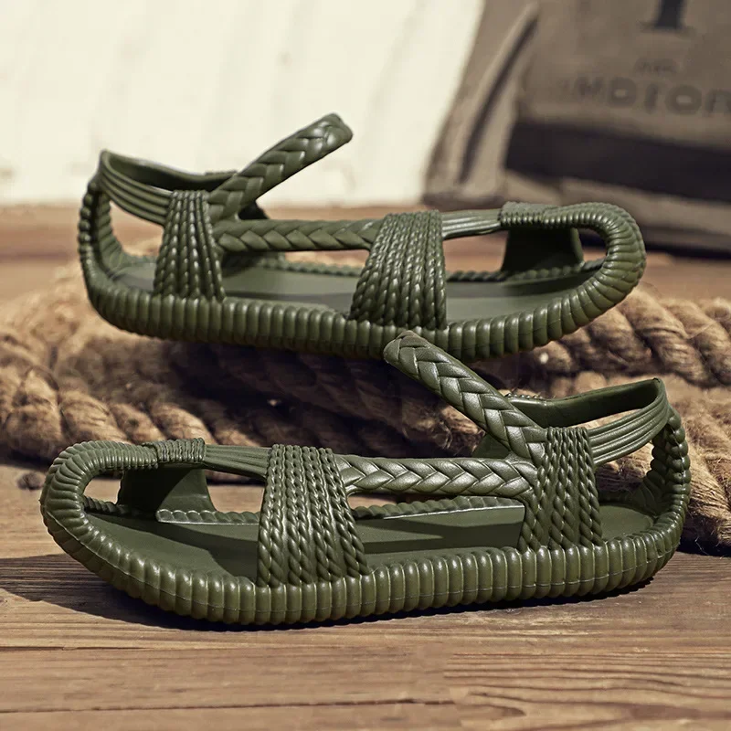 2025 New Fashion Women Men's Retro Lightweight Breathable Roman Sandals Casual Anti Slip Beach Oversized Sandals
2025 New Fashion Women Men's Retro Lightweight Breathable Roman Sandals Casual Anti Slip Beach Oversized Sandals