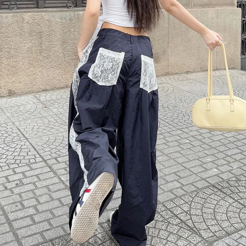 Lace Wide-legged Women's Summer New Casual High-waisted Draped Straight and Versatile Slim Slacks
Lace Wide-legged Women's Summer New Casual High-waisted Draped Straight and Versatile Slim Slacks
