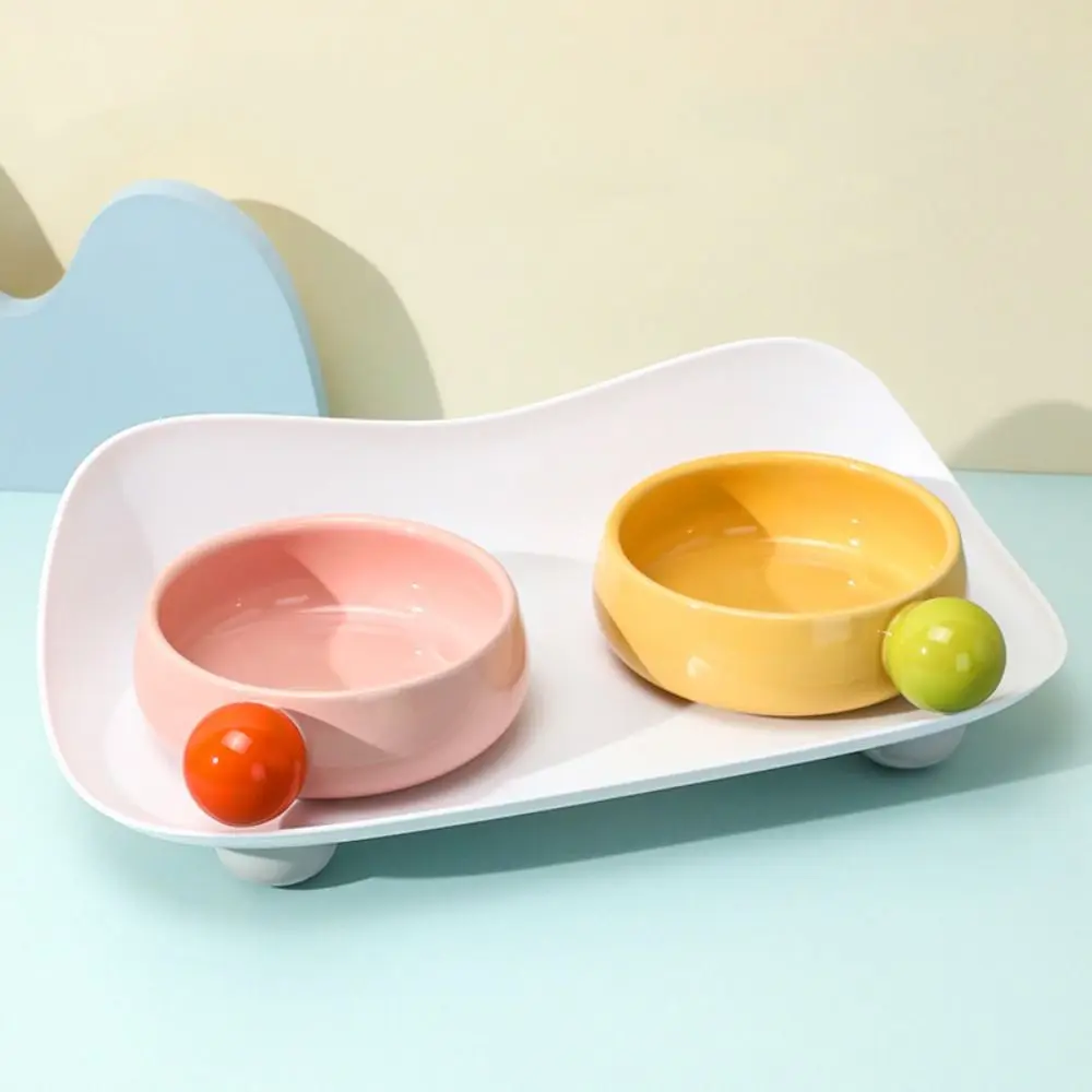 Ceramic Pet Feeding Double Bowls Anti-Slip Cartoon Dog Food Basin Large Capacity Cute Cat Feeder Dispenser Water Container
Ceramic Pet Feeding Double Bowls Anti-Slip Cartoon Dog Food Basin Large Capacity Cute Cat Feeder Dispenser Water Container