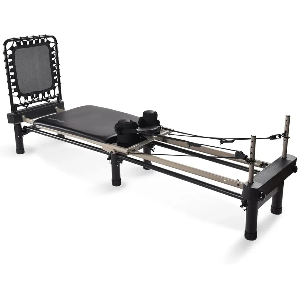 A Premier Reformer - Pilates Reformer Workout Machine for Home Gym - Cardio Fitness Rebounder - Up to 300 lbs Weight Capacity
A Premier Reformer - Pilates Reformer Workout Machine for Home Gym - Cardio Fitness Rebounder - Up to 300 lbs Weight Capacity