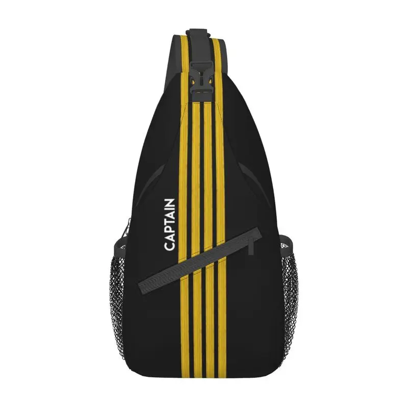 Captain Stripes Epaulettes Sling Bags for Cycling Camping Men Aviation Airplane Pilot Crossbody Chest Backpack Shoulder Daypack
Captain Stripes Epaulettes Sling Bags for Cycling Camping Men Aviation Airplane Pilot Crossbody Chest Backpack Shoulder Daypack