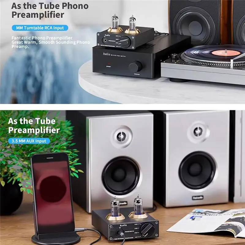 Акция! Мини Hi-Fi MM Phono Stage: ламповый стереофонический предусилитель для проигрывателя винила с улучшенным качеством звука
Акция! Мини Hi-Fi MM Phono Stage: ламповый стереофонический предусилитель для проигрывателя винила с улучшенным качеством звука
