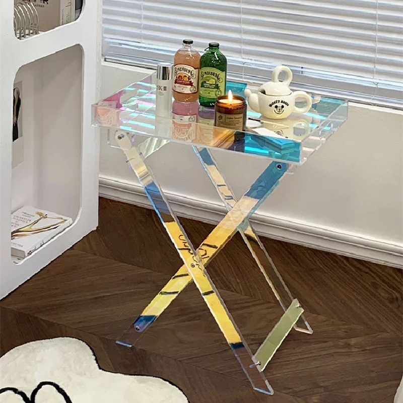 Nordic Transparent Acrylic Folding Table Small Simple Portable Side Table Net Red Ins Bedside Storage Side Table
Nordic Transparent Acrylic Folding Table Small Simple Portable Side Table Net Red Ins Bedside Storage Side Table
