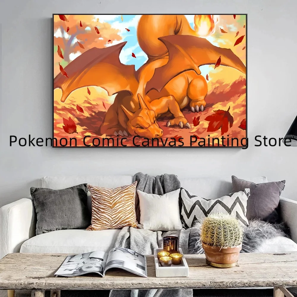 Японское аниме Покемон Charizard художественная настенная живопись наклейки и постеры спальня аксессуары для украшения дома детский подарок
Японское аниме Покемон Charizard художественная настенная живопись наклейки и постеры спальня аксессуары для украшения дома детский подарок