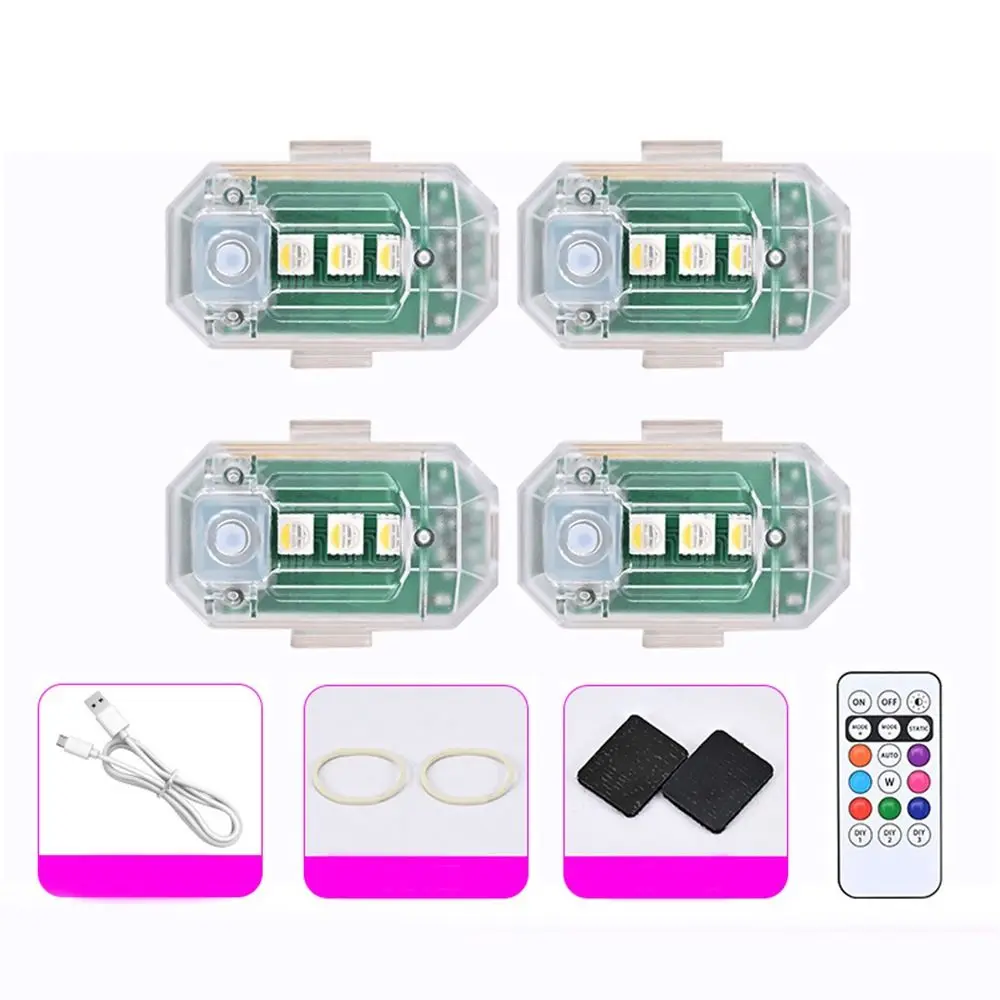 with Remote Control Wireless LED Strobe Lights USB Rechargeable 8 Colors Warning Light High Brightness Anti-Collision
with Remote Control Wireless LED Strobe Lights USB Rechargeable 8 Colors Warning Light High Brightness Anti-Collision