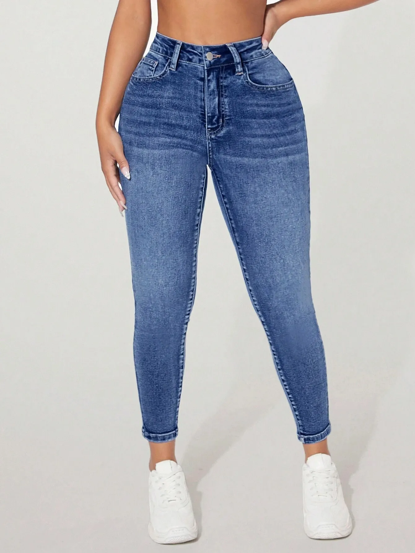 Autumn Women's Clothing High Waist Stretch Skinny Blue Jeans For Woman Slim Fit Denim Pants Long Leg Lengthening Trendy Look
Autumn Women's Clothing High Waist Stretch Skinny Blue Jeans For Woman Slim Fit Denim Pants Long Leg Lengthening Trendy Look