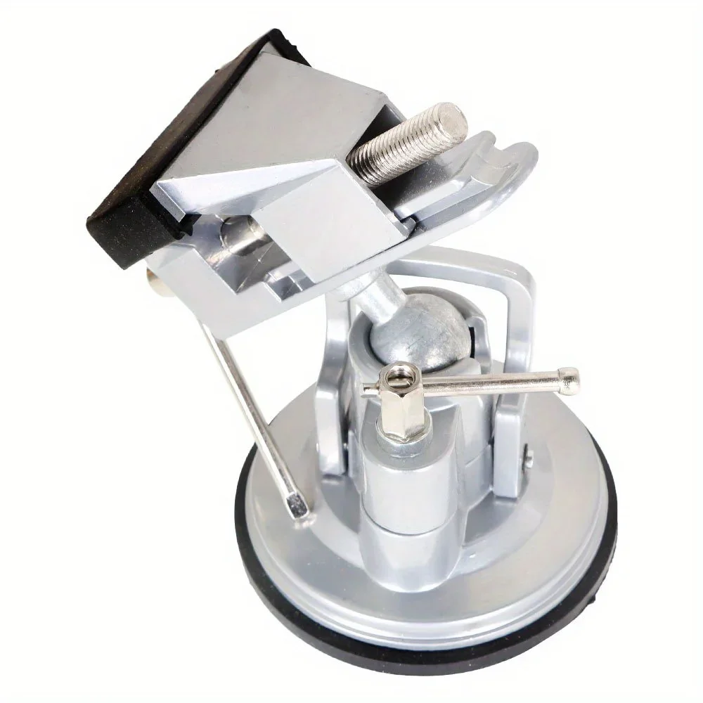 3.15 Inch Vacuum Base Bench Vise 360 Degrees Multi Angle Rotation for Smooth Working Surface
3.15 Inch Vacuum Base Bench Vise 360 Degrees Multi Angle Rotation for Smooth Working Surface