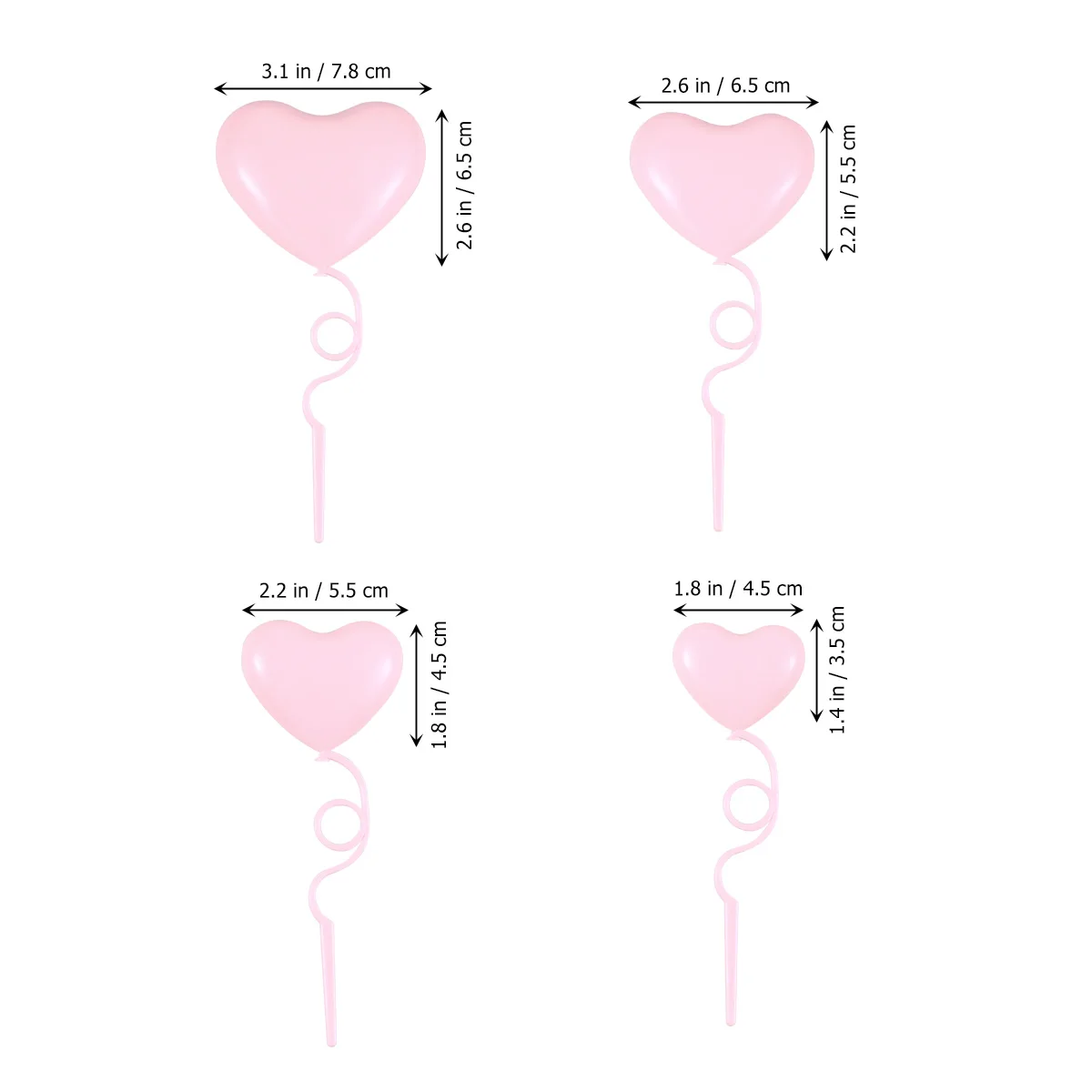 24 Pcs Cake Toppers Heart Shape Picks Creative Wedding Decor Birthday Party Bridal Showers Cake Cupcake Muffin Jelly Bread Fruit
24 Pcs Cake Toppers Heart Shape Picks Creative Wedding Decor Birthday Party Bridal Showers Cake Cupcake Muffin Jelly Bread Fruit