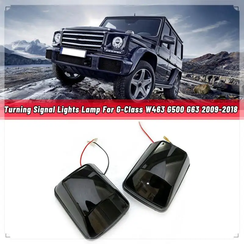 Car Dynamic LED Turn Signal Lights Replacement For Mercedes Benz G Class G500 G550 G55 G63 AMG 2009-2018
Car Dynamic LED Turn Signal Lights Replacement For Mercedes Benz G Class G500 G550 G55 G63 AMG 2009-2018
