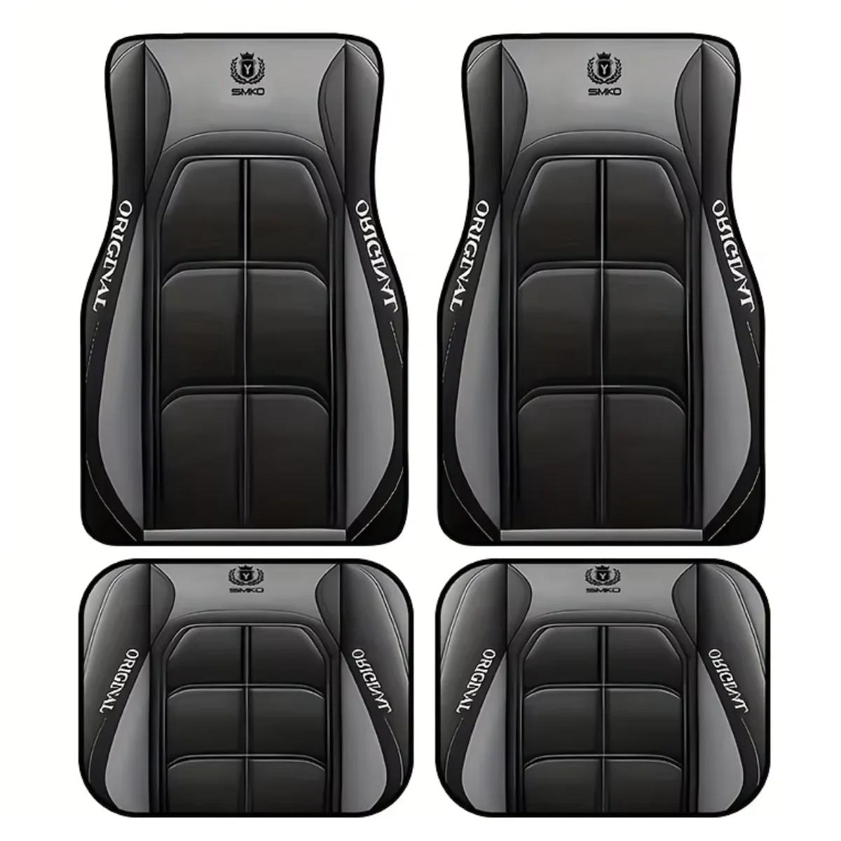 2D Flat Y Pattern 4-Pack Car Mats - Washable Polyester, Anti-Slip Easy Clean, Fits Most Vehicles, Great Holiday Gif
2D Flat Y Pattern 4-Pack Car Mats - Washable Polyester, Anti-Slip Easy Clean, Fits Most Vehicles, Great Holiday Gif