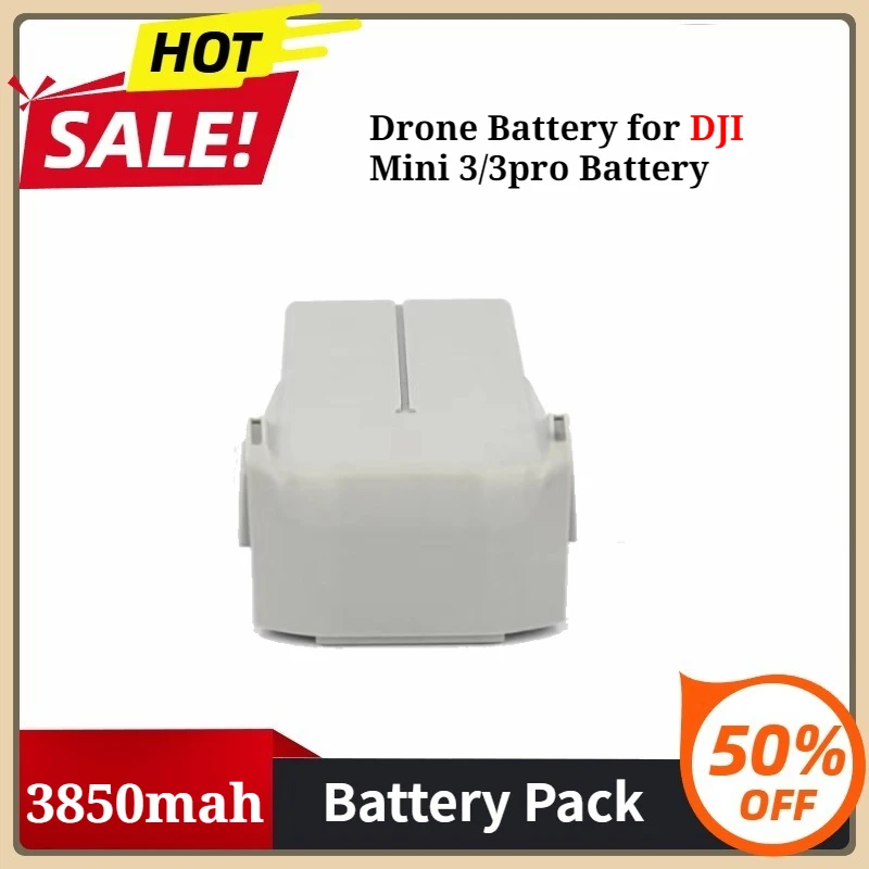 High Capacity 3850mah Drone Battery for DJI Mini 3 Battery Plus Flight Time 47 Minutes Compatible with Mini 3/Mini 3 Pro
High Capacity 3850mah Drone Battery for DJI Mini 3 Battery Plus Flight Time 47 Minutes Compatible with Mini 3/Mini 3 Pro