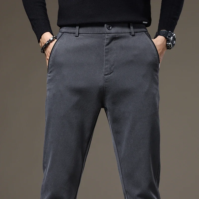 Classic Business Casual Pants Men 2025 Spring and Autumn Mid Straight Solid Full Length Trouser Daliy Work Men Clothing
Classic Business Casual Pants Men 2025 Spring and Autumn Mid Straight Solid Full Length Trouser Daliy Work Men Clothing