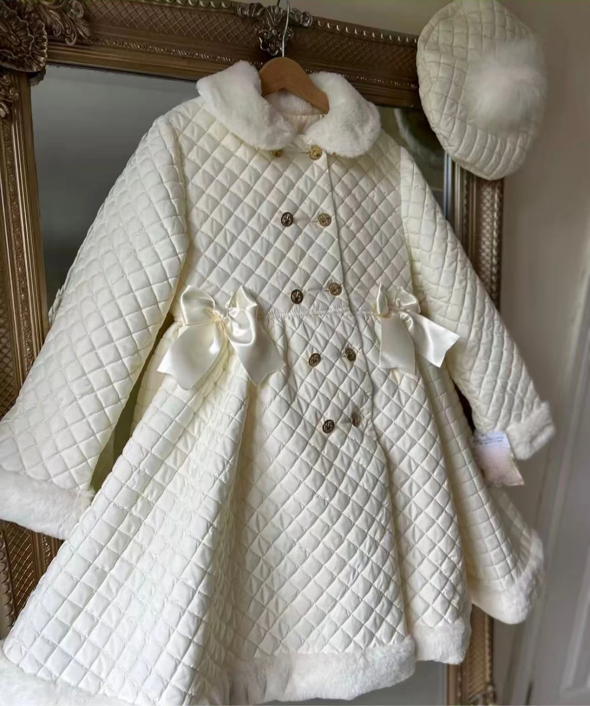 1-12Y Baby Girl Autumn Winter Handmand Customized Palace England Spanish White Princess Coat for Casual C213
1-12Y Baby Girl Autumn Winter Handmand Customized Palace England Spanish White Princess Coat for Casual C213