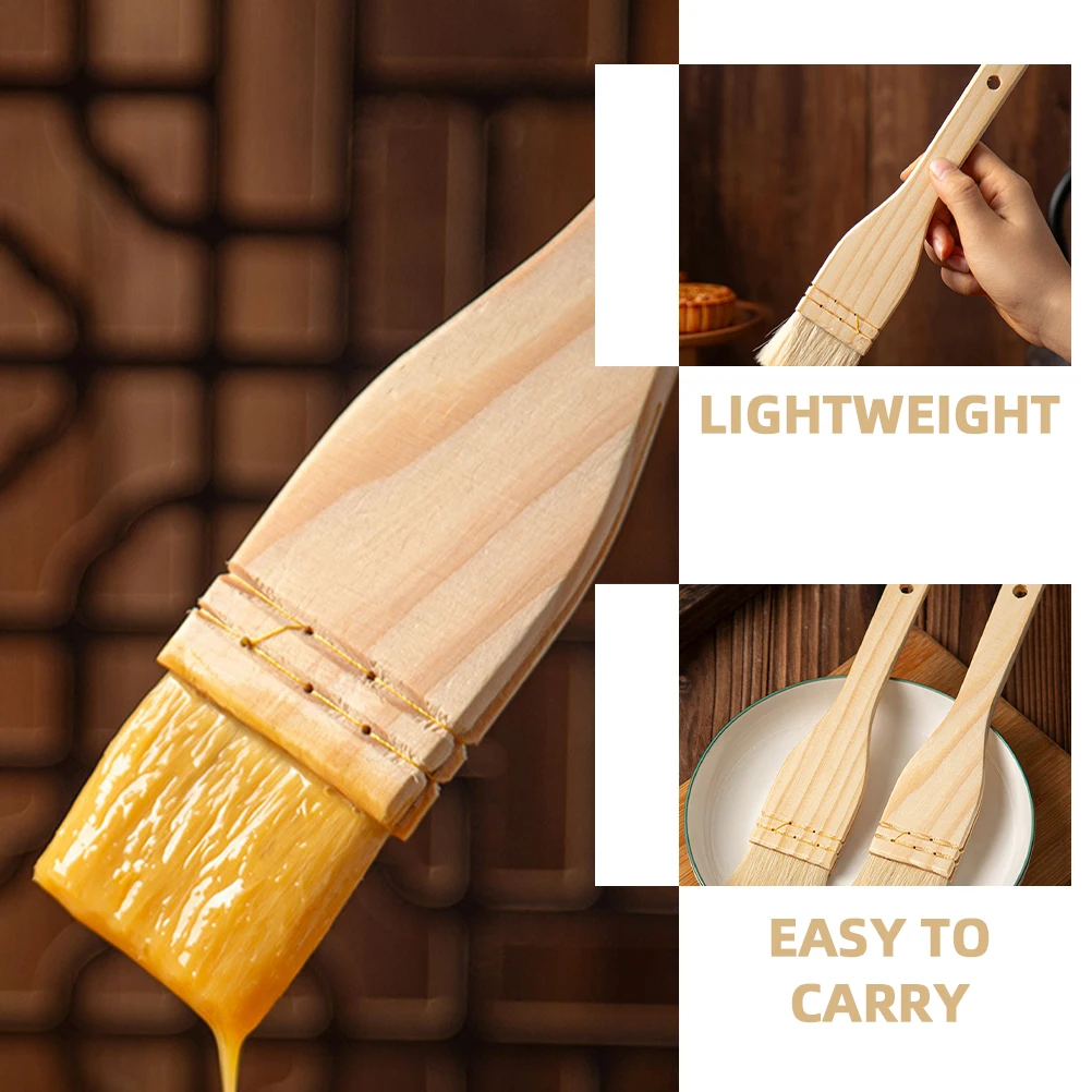 2pcs Wool BBQ Brush for Grilling Baking Non shedding Sauce Basting Tool Portable Cooking Food Brush for Picnic Dad
2pcs Wool BBQ Brush for Grilling Baking Non shedding Sauce Basting Tool Portable Cooking Food Brush for Picnic Dad