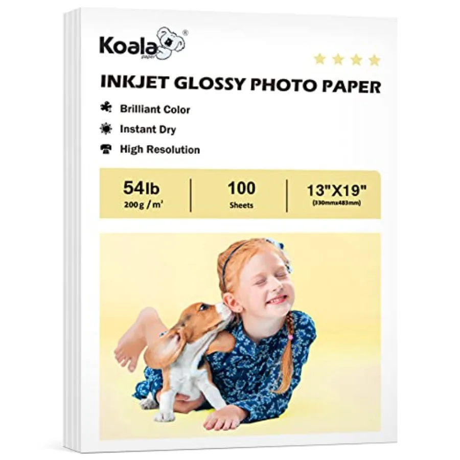 Фотобумага Koala Glossy для струйной печати, плотная, 13x19 дюймов, 100 листов, 54 фунта, для струйных принтеров, для чернил DYE INK, 200 г/м²
Фотобумага Koala Glossy для струйной печати, плотная, 13x19 дюймов, 100 листов, 54 фунта, для струйных принтеров, для чернил DYE INK, 200 г/м²