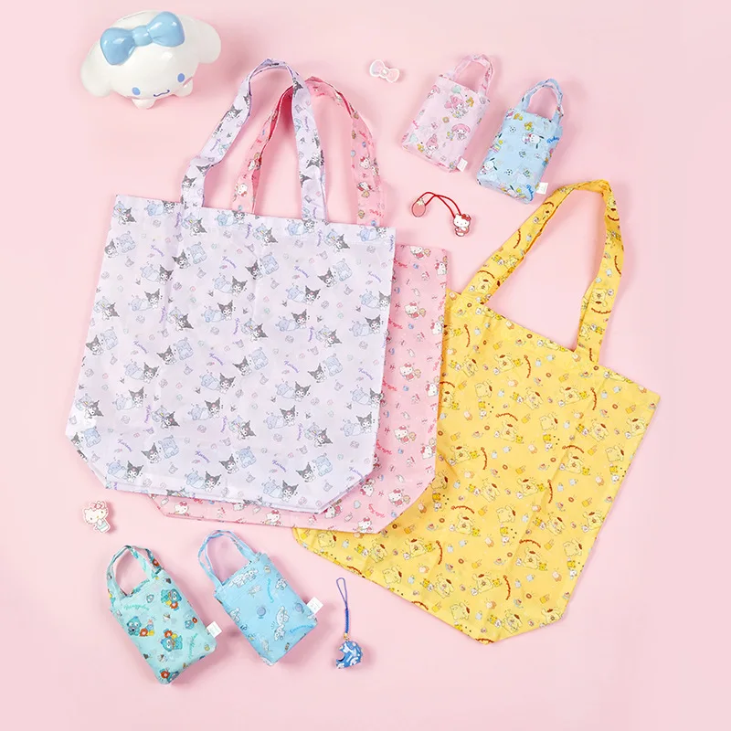 Аниме Hello Kitty Cinnamoroll Kuromi Melody сумки для покупок мультяшный складной мешок складной толстый нейлоновый Большой Многоразовый тоут Kawaii
Аниме Hello Kitty Cinnamoroll Kuromi Melody сумки для покупок мультяшный складной мешок складной толстый нейлоновый Большой Многоразовый тоут Kawaii