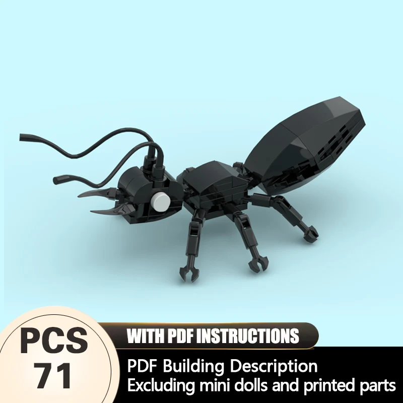Creators Animal Series Model MOC Building Bricks Black Firefly Modular Technology Gifts Holiday Assemble Children Toys Suit
Creators Animal Series Model MOC Building Bricks Black Firefly Modular Technology Gifts Holiday Assemble Children Toys Suit