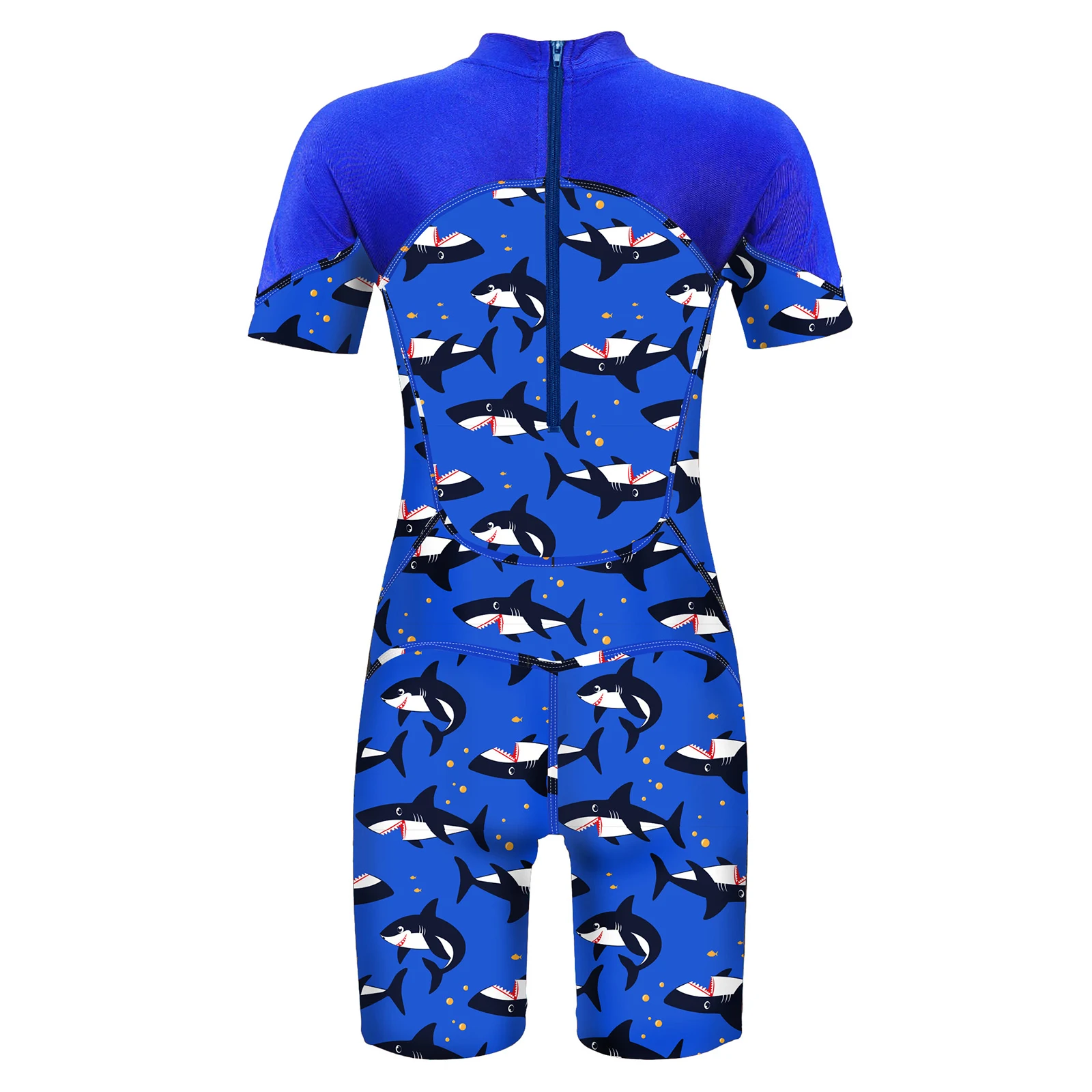 Kids Swimwear Rash Guard Unisex Mock Neck Short Sleeves Colorblock Back Zipper One-piece Swimming Jumpsuit Beach Bathing Suits
Kids Swimwear Rash Guard Unisex Mock Neck Short Sleeves Colorblock Back Zipper One-piece Swimming Jumpsuit Beach Bathing Suits
