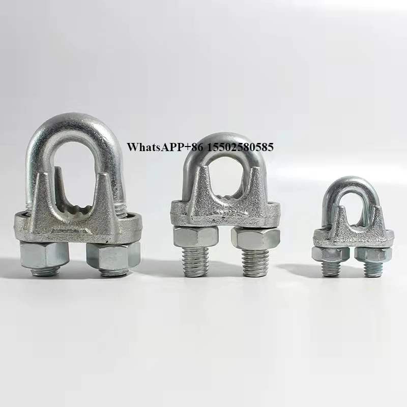 Wholesale High Quality Wire Rope Fittings Din741 Galvanized Clamp and Clip Wire Rope
Wholesale High Quality Wire Rope Fittings Din741 Galvanized Clamp and Clip Wire Rope