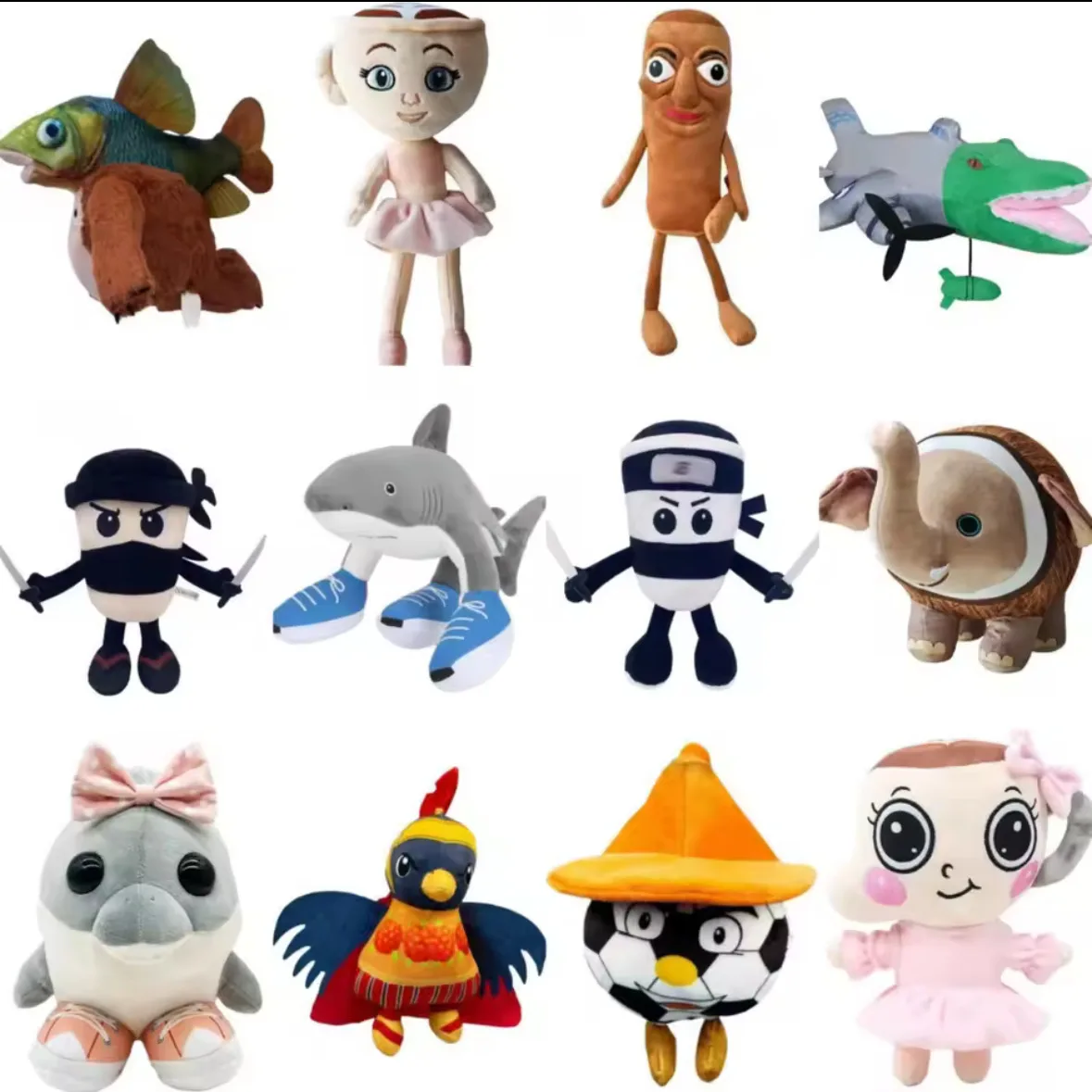 New Tung Tung Tung Sahur Tralalero Tralala Sharks Plush Toys Anime Peripheral Stuffed Doll Pillow Funny Toy Kids Birthday Gifts
New Tung Tung Tung Sahur Tralalero Tralala Sharks Plush Toys Anime Peripheral Stuffed Doll Pillow Funny Toy Kids Birthday Gifts