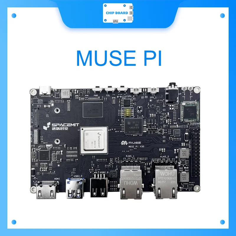 Плата разработки SPACEMIT MUSE PI в сацеративную космическую систему внутренней струйной самонаварки чипов RISC-V
Плата разработки SPACEMIT MUSE PI в сацеративную космическую систему внутренней струйной самонаварки чипов RISC-V
