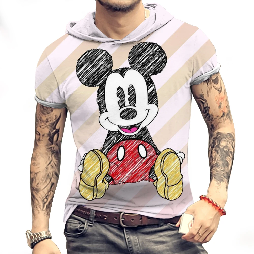 Gym Men's Shirt Mickey Disney Short Sleeve Tee Tops Fashion Man 2024 Y2k Oversized T-shirt Hooded Streetwear Top Clothing Disney
Gym Men's Shirt Mickey Disney Short Sleeve Tee Tops Fashion Man 2024 Y2k Oversized T-shirt Hooded Streetwear Top Clothing Disney