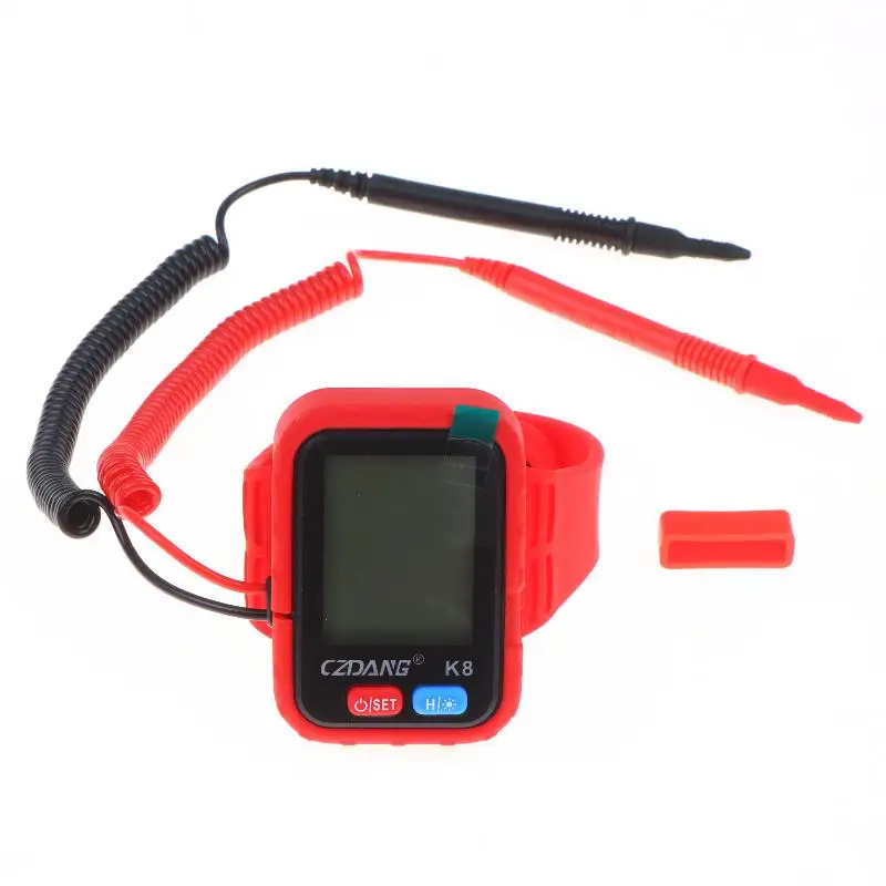 1pc Digital Multimeter Wristband – Compact, Portable Tester, Resistance & Continuity Testing, Rechargeable USB Power, Red Strap
1pc Digital Multimeter Wristband – Compact, Portable Tester, Resistance & Continuity Testing, Rechargeable USB Power, Red Strap