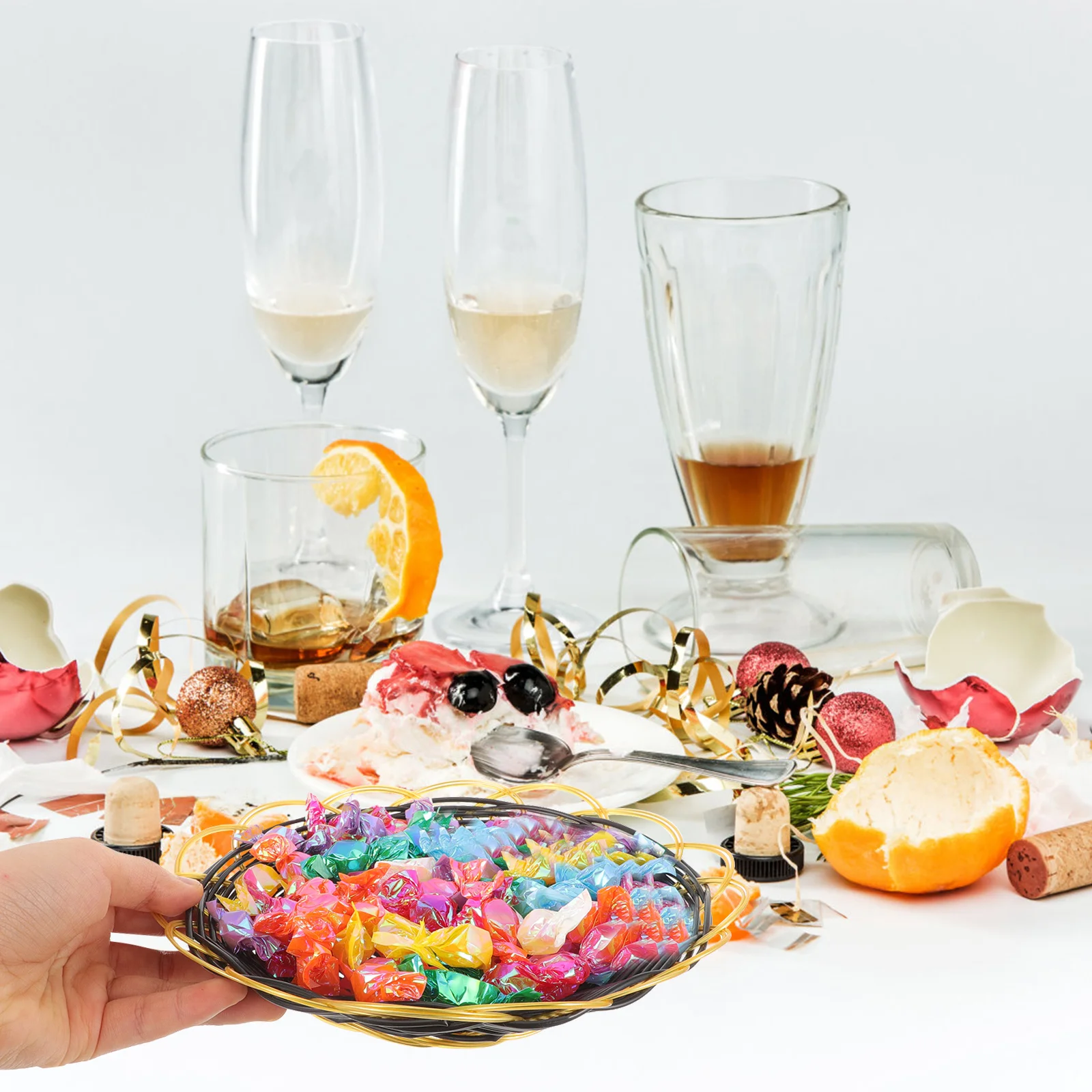 6Pcs Plastic Food Baskets Large Capacity Fry Holder Container for Burgers Fried Chicken Sandwiches Snack Storage Decorative
6Pcs Plastic Food Baskets Large Capacity Fry Holder Container for Burgers Fried Chicken Sandwiches Snack Storage Decorative